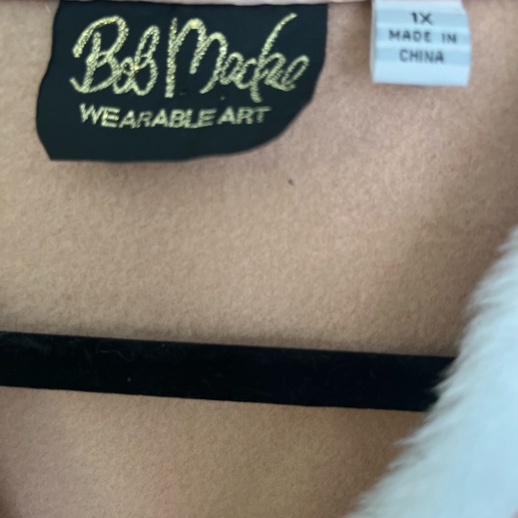 Vintage Bob Macke, Wearable Art Vest, Size 1X - Picture 2 of 6